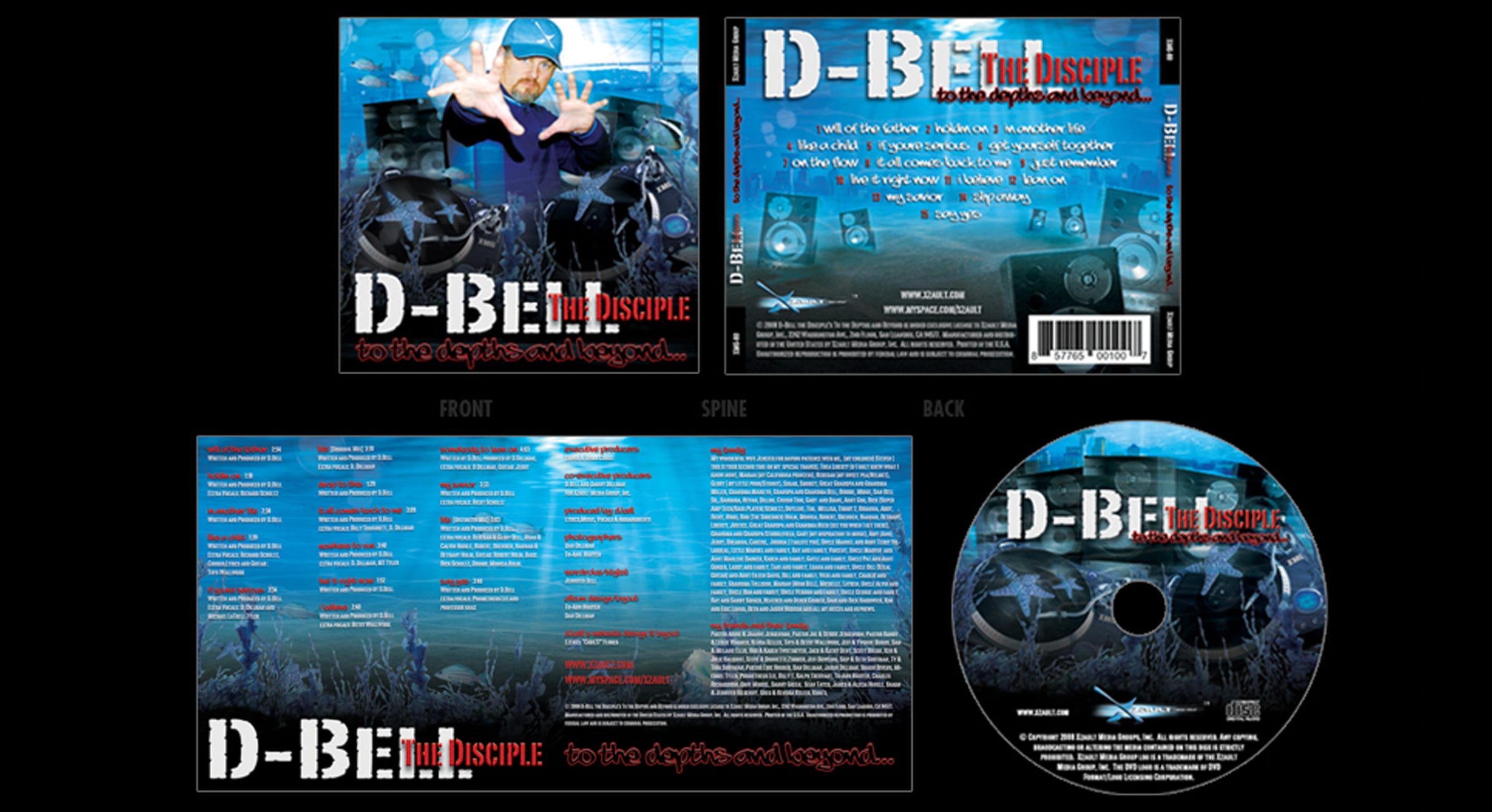 d bell the disciple artwork, graphic design, typography, 2d, layout